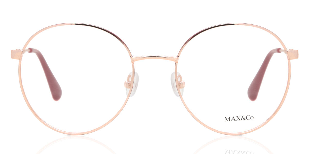 マックス&カンパニー Max & Co. MO5049 033 Full rim フルリム レッド ゴールド Women レディース 女性用 ウィメンズ Eyeglasses メガネ 眼鏡 めがね フレーム 伊達メガネ 【正規品】【新品】【海外通販】【送料無料】|SmartBuyGlasses