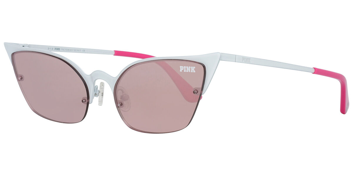 ヴィクトリアズ シークレット Victoria's Secret PK0016 25Z Full rim フルリム ホワイト Women レディース 女性用 ウィメンズ Sunglasses サングラス さんぐらす 【UVカテゴリ3】【正規品】【新品】【海外通販】【送料無料】｜SmartBuyGlasses