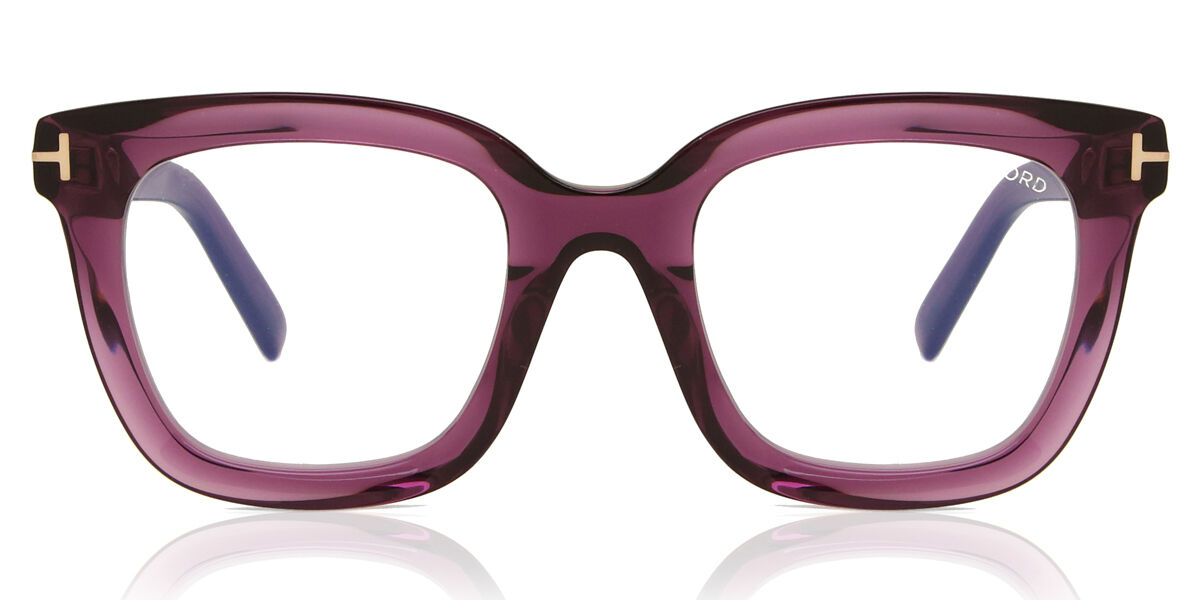 トムジェラルド・r・フォード Tom Ford FT5880-B 081 Blue-Light Block Full rim 盛りだくさんリム トランスペアレント パープル Women レディース お上さん用 ウィメンズ Eyeglasses 眼鏡 メガネ めがね 一こま 伊達眼鏡 【置き目品】【新品】【外国で通信販売】【貨物輸送無料】