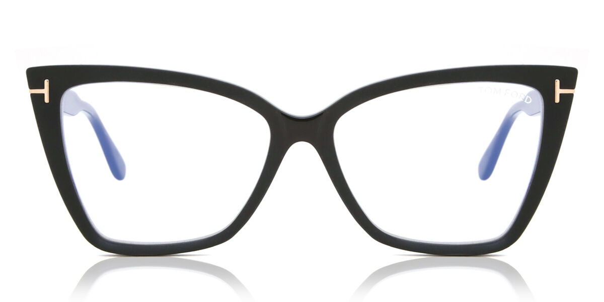 トムジェラルド・r・フォード Tom Ford FT5844-B 005 Blue-Light Block Full rim 盛りだくさんリム 引っ敷き黒いこと Women レディース お上さん用 ウィメンズ Eyeglasses 眼鏡 メガネ めがね ひな形 伊達眼鏡 【決まり品】【新品】【外国で通信販売】【貨物輸送無料】 バッグ・小物・ブランド雑貨-眼鏡