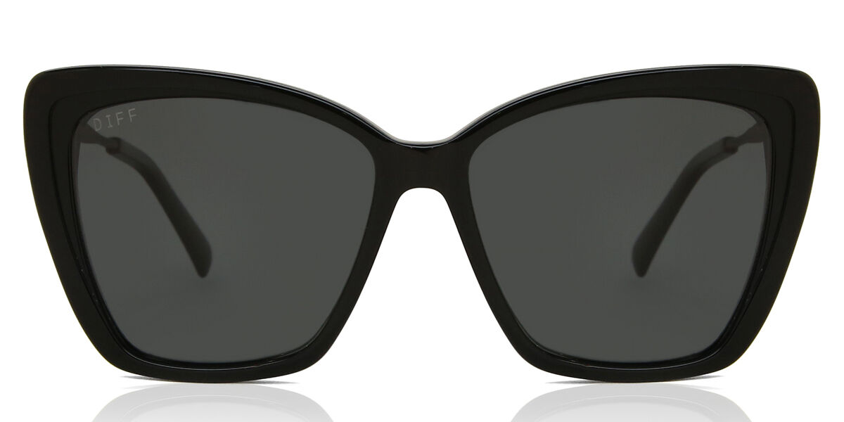 【正規品】【送料無料】【新品】DIFF DIFF Becky Polarized black+dark smoke lens ブラック Unisex ユニセックス 男女兼用 メンズ レディース Sunglasses サングラス さんぐらす【海外通販】