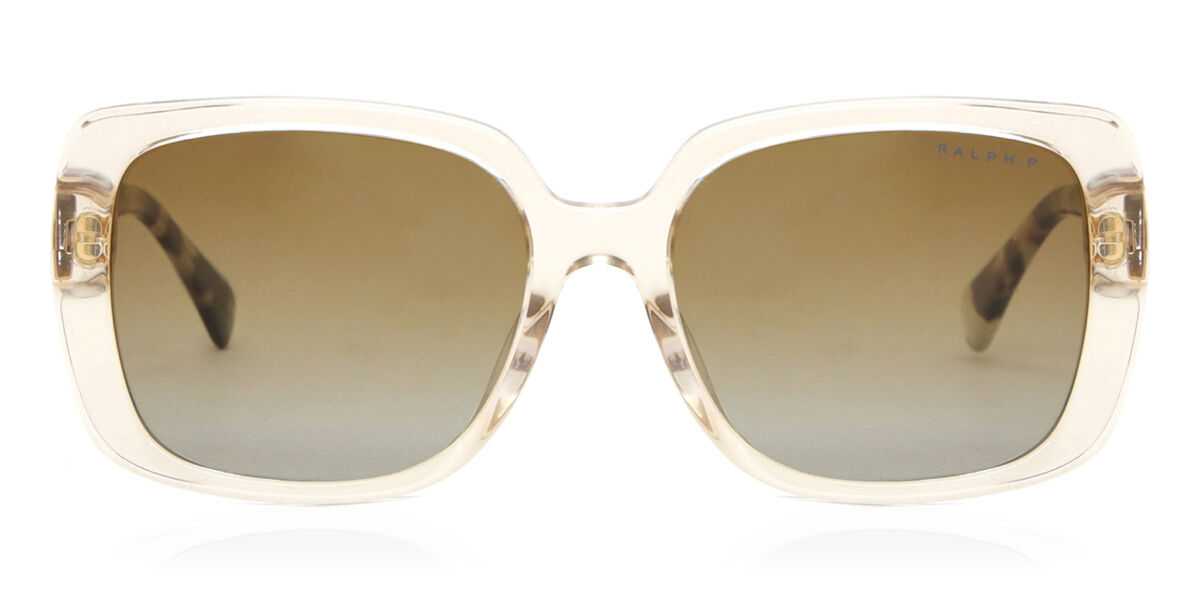 ラルフバイラルフローレン Ralph by Ralph Lauren RA5298U Polarized 6072T5 Full rim フルリム 透明ベージュ Women レディース 女性用 ウィメンズ Sunglasses サングラス さんぐらす 【UVカテゴリ2】【偏光】【正規品】【新品】【海外通販】【送料無料】｜SmartBuyGlasses