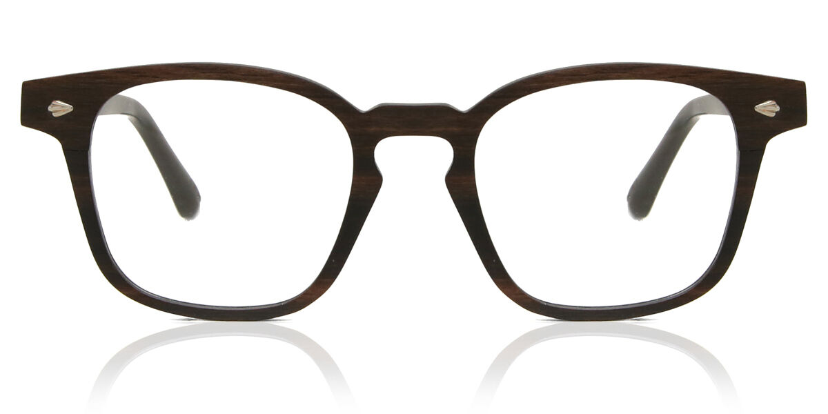 【正規品】【送料無料】Oh My Woodness! Full Rim Square Ebony Brown Oh My Woodness! Lisbon WS210-A09-21 Fashion Unisex Eyeglasses【海外通販】