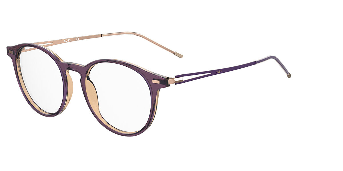 【正規品】【送料無料】【新品】ボス Boss 1458 S2N 透明パープルベージュ Women レディース 女性用 ウィメンズ Eyeglasses メガネ 眼鏡 めがね フレーム 伊達メガネ【海外通販】