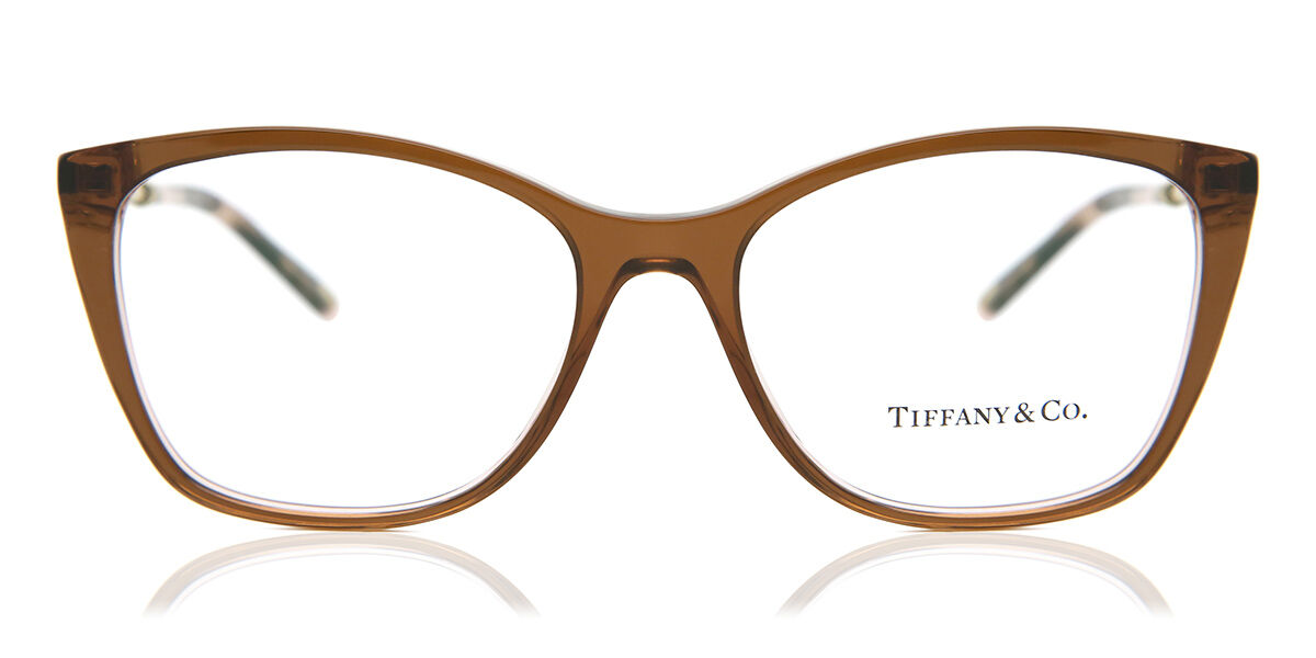 ティファニー Tiffany & Co. TF2160B 8255 Full rim フルリム トランスペアレント ブラウン Women レディース 女性用 ウィメンズ Eyeglasses メガネ 眼鏡 めがね フレーム 伊達メガネ 【正規品】【新品】【海外通販】【送料無料】|SmartBuyGlasses