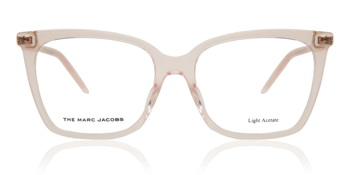 マークジェイコブス Marc Jacobs MARC 510 733 Full rim フルリム トランスペアレントピーチピンク Women レディース 女性用 ウィメンズ Eyeglasses メガネ 眼鏡 めがね フレーム 伊達メガネ 【正規品】【新品】【海外通販】【送料無料】｜SmartBuyGlasses