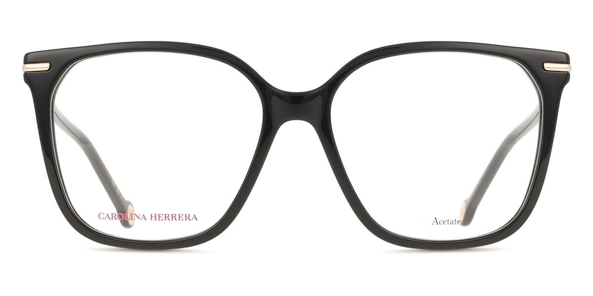 カロライナヘレラ Carolina Herrera HER 0094 807 Full rim フルリム ブラック Women レディース 女性用 ウィメンズ Eyeglasses メガネ 眼鏡 めがね フレーム 伊達メガネ 【正規品】【新品】【海外通販】【送料無料】|SmartBuyGlasses