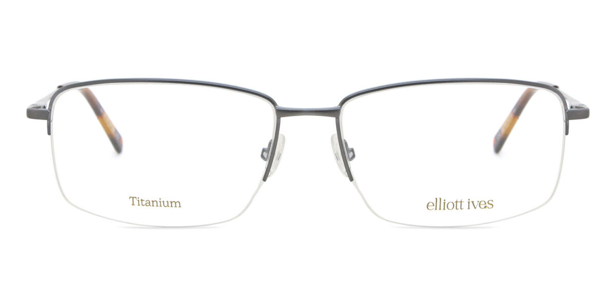 【置き目品】【貨物輸送無料】  Elliott Ives Wingnut Gunmetal New Men Eyeglasses【外国で通信販売】