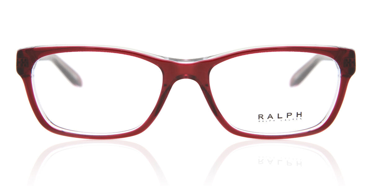 ラルフバイラルフローレン Ralph by Ralph Lauren RA7039 1081 Full rim フルリム トランスペアレント レッド Women レディース 女性用 ウィメンズ Eyeglasses メガネ 眼鏡 めがね フレーム 伊達メガネ 【正規品】【新品】【海外通販】【送料無料】｜SmartBuyGlasses