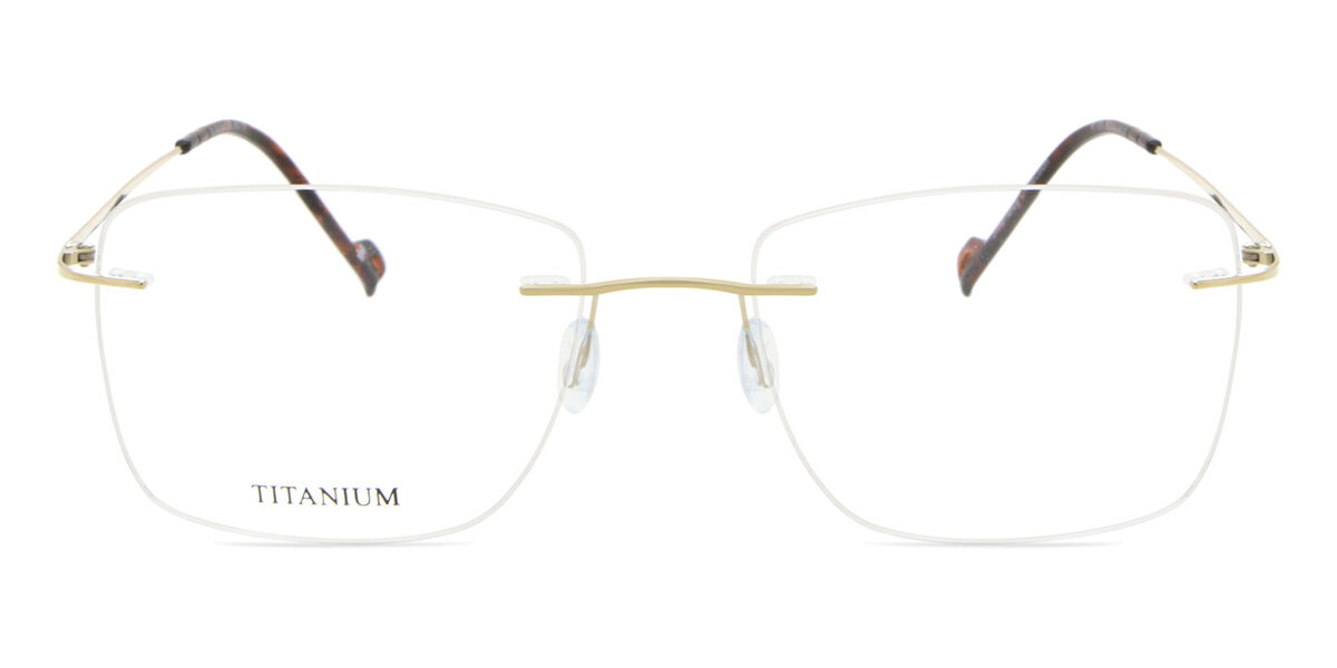 【正規品】【送料無料】SmartBuyコレクション Rimless Rectangle Shiny Gold SmartBuy Collection Henny RT-009 C1 Fashion Unisex Eyeglasses【海外通販】