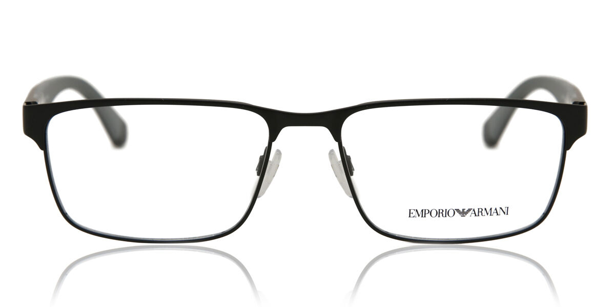 エンポリオアルマーニ Emporio Armani EA1105 3014 Full rim フルリム マットブラック Men メンズ 男性用 Eyeglasses メガネ 眼鏡 めがね フレーム 伊達メガネ 【正規品】【新品】【海外通販】【送料無料】｜SmartBuyGlasses