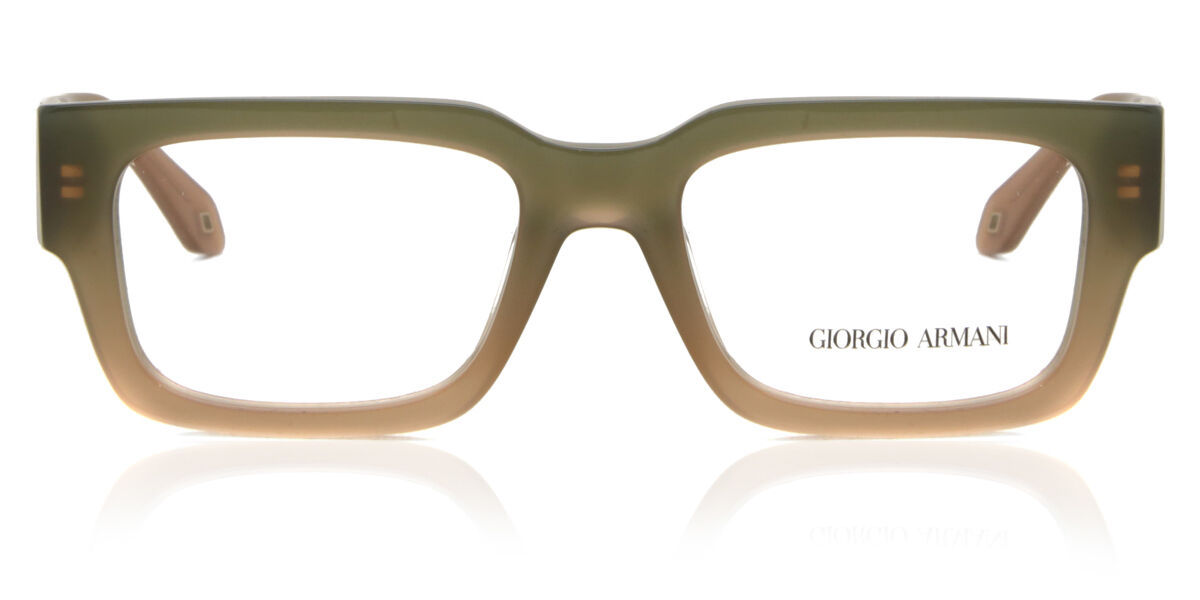 【正規品】【送料無料】【新品】ジョルジョアルマーニ Giorgio Armani AR7243U 5982 透明色あせたグリーンブラウン Men メンズ 男性用 Eyeglasses メガネ 眼鏡 めがね フレーム 伊達メガネ【海外通販】