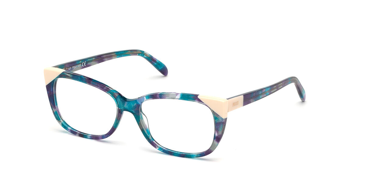 プッチ Emilio Pucci EP5117 092 Full rim フルリム ブルー Women レディース 女性用 ウィメンズ Eyeglasses メガネ 眼鏡 めがね フレーム 伊達メガネ 【正規品】【新品】【海外通販】【送料無料】|SmartBuyGlasses