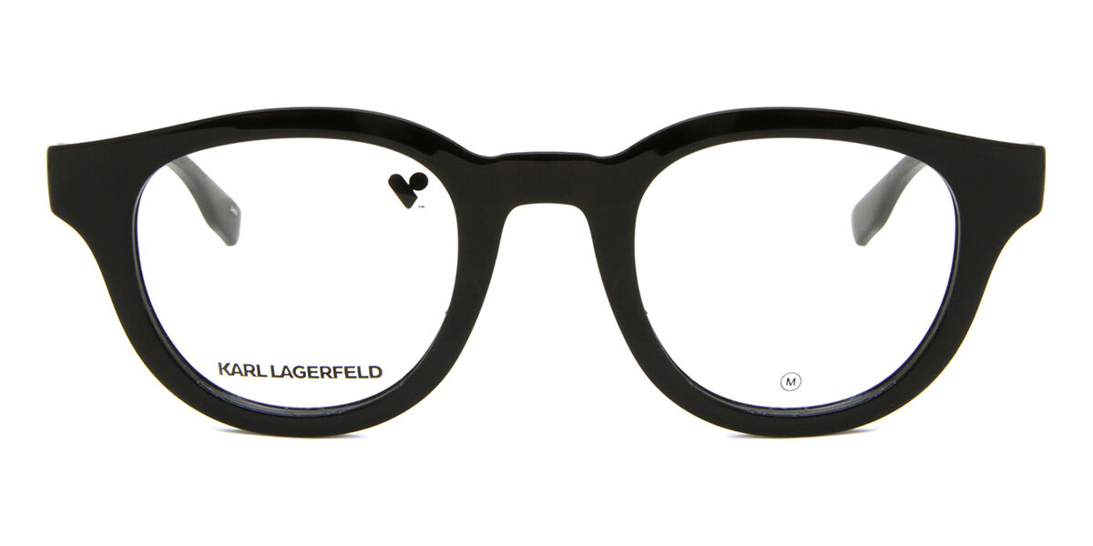 【置き目品】【貨物輸送無料】長い巻き毛・ラガーフェルド  Karl Lagerfeld KL6177 001 New Unisex Eyeglasses【外国で通信販売】
