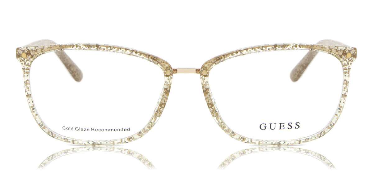 【正規品】【送料無料】【新品】ゲス Guess GU2958 020 グリッターゴールド Women レディース 女性用 ウィメンズ Eyeglasses メガネ 眼鏡 めがね フレーム 伊達メガネ【海外通販】