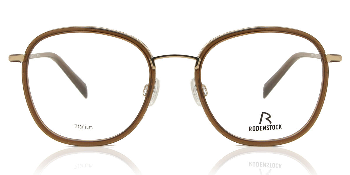 【正規品】【送料無料】【新品】ローデンストック Rodenstock R7114 B000 ブラウン ゴールド Women レディース 女性用 ウィメンズ Eyeglasses メガネ 眼鏡 めがね フレーム 伊達メガネ【海外通販】