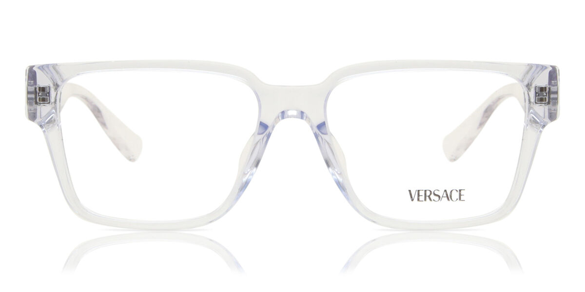 ヴェルサーチ Versace VE3346F Asian Fit 148 Full rim 盛りだくさんリム 読みやすい Men メンズ 成人男性用 Eyeglasses 眼鏡 メガネ めがね ひな形 伊達眼鏡 【置き目品】【新品】【外国で通信販売】【貨物輸送無料】