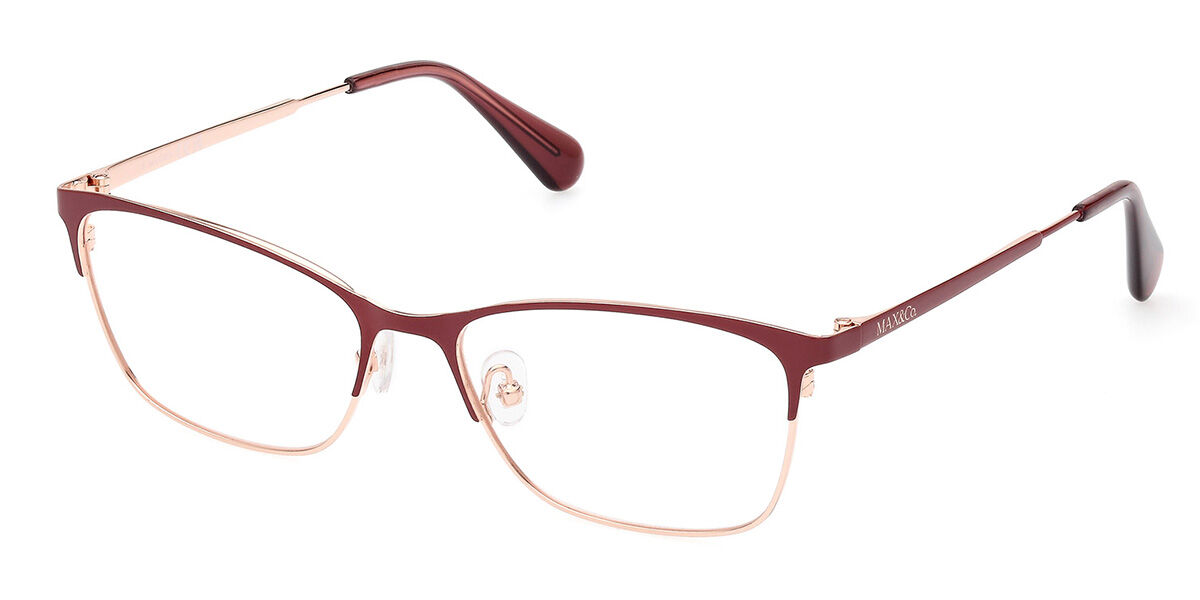 マックス＆カンパニー Max & Co. MO5111 033 Full rim フルリム ゴールド レッド Women レディース 女性用 ウィメンズ Eyeglasses メガネ 眼鏡 めがね フレーム 伊達メガネ 【正規品】【新品】【海外通販】【送料無料】｜SmartBuyGlasses