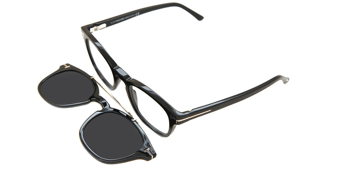 【正規品】【送料無料】トムフォード Tom Ford FT5532-B with Clip-On 01V Blue-Light Block New Men Eyeglasses【海外通販】