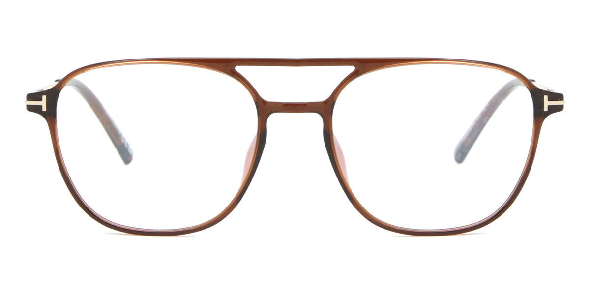 トムフォード Tom Ford FT5874-B 048 Blue-Light Block Full rim フルリム ダーク ブラウン Men メンズ 男性用 Eyeglasses メガネ 眼鏡 めがね フレーム 伊達メガネ 【正規品】【新品】【海外通販】【送料無料】｜SmartBuyGlasses 29,085円