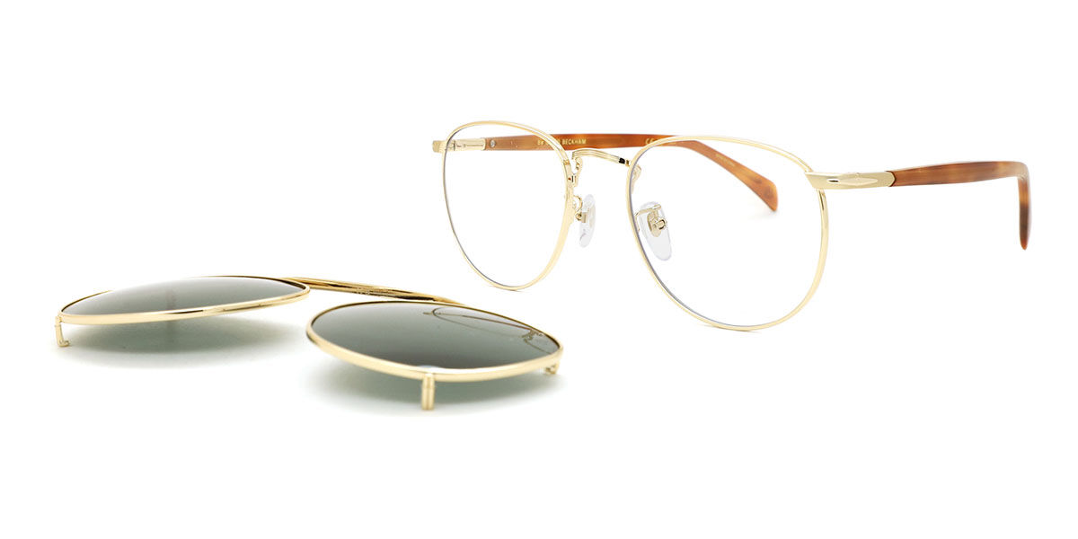 デビッド ベッカム David Beckham DB 1144/CS with Clip-On 0NR/UC Full rim フルリム ゴールド Men メンズ 男性用 Eyeglasses メガネ 眼鏡 めがね フレーム 伊達メガネ 【正規品】【新品】【海外通販】【送料無料】|SmartBuyGlasses