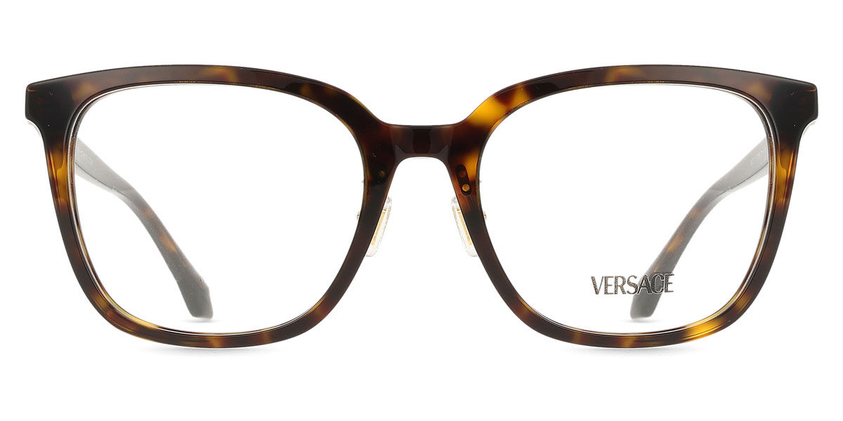 【正規品】【送料無料】【新品】ヴェルサーチ Versace VE3378D Asian Fit 108 べっ甲 Women レディース 女性用 ウィメンズ Eyeglasses メガネ 眼鏡 めがね フレーム 伊達メガネ【海外通販】