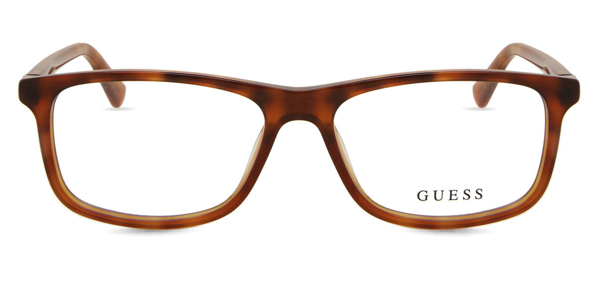 ゲス Guess GU50054 053 Full rim 盛りだくさんリム 金髪のハバナ Men メンズ 成人男性用 Eyeglasses 眼鏡 メガネ めがね ひな形 伊達眼鏡 【置き目品】【新品】【外国で通信販売】【貨物輸送無料】