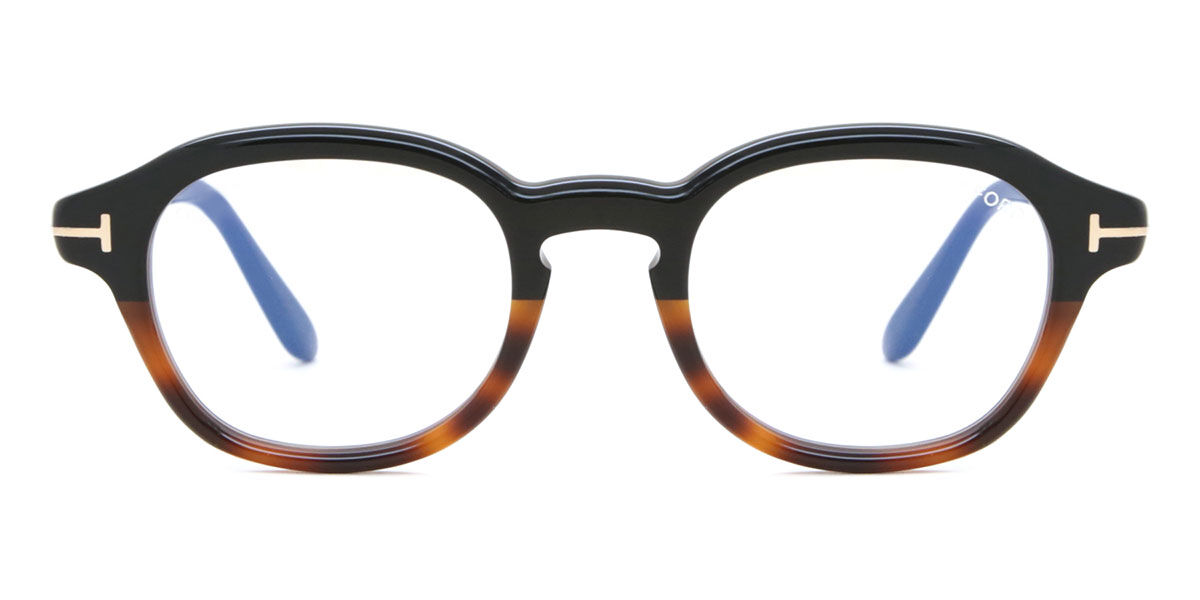 トムジェラルド・r・フォード Tom Ford FT5871-B 005 Blue-Light Block Full rim 盛りだくさんリム 黒いこと トータス Men メンズ 成人男性用 Eyeglasses 眼鏡 メガネ めがね ひな形 伊達眼鏡 【置き目品】【新品】【外国で通信販売】【貨物輸送無料】