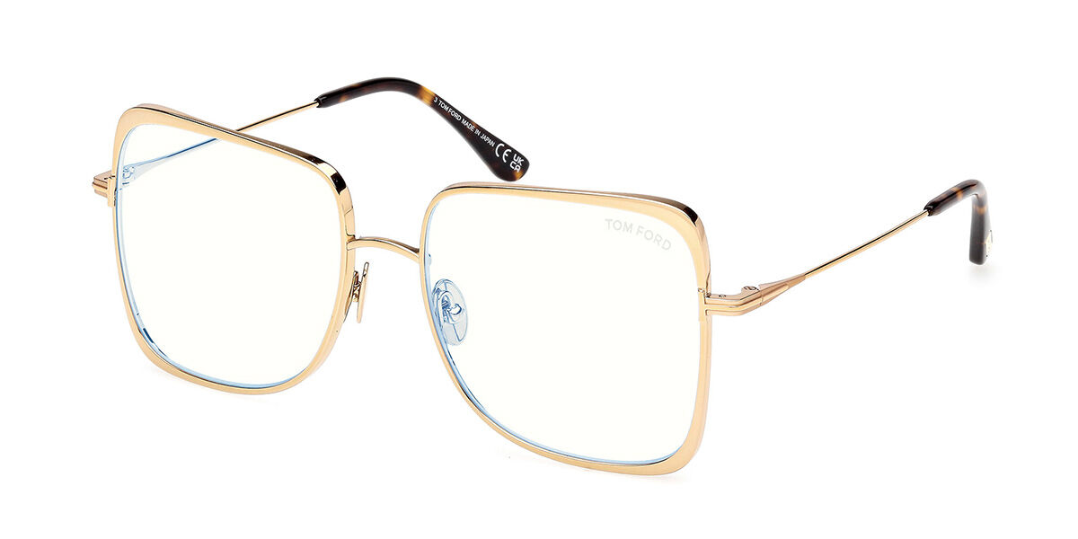 トムフォード Tom Ford FT6098-B 030 Blue-Light Block Full rim フルリム 輝く深いゴールド Women レディース 女性用 ウィメンズ Eyeglasses メガネ 眼鏡 めがね フレーム 伊達メガネ 【正規品】【新品】【海外通販】【送料無料】｜SmartBuyGlasses