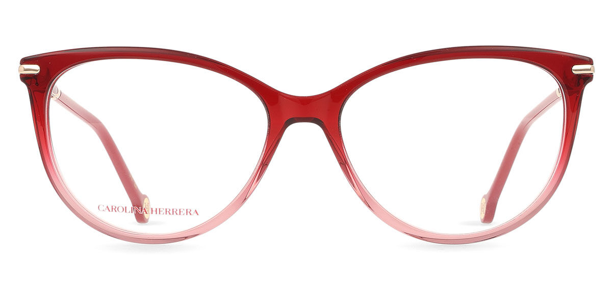 カロライナヘレラ Carolina Herrera HER 0231 2OO Full rim フルリム トランスペアレント グラディエント レッド Women レディース 女性用 ウィメンズ Eyeglasses メガネ 眼鏡 めがね フレーム 伊達メガネ 【正規品】【新品】【海外通販】【送料無料】|SmartBuyGlasses