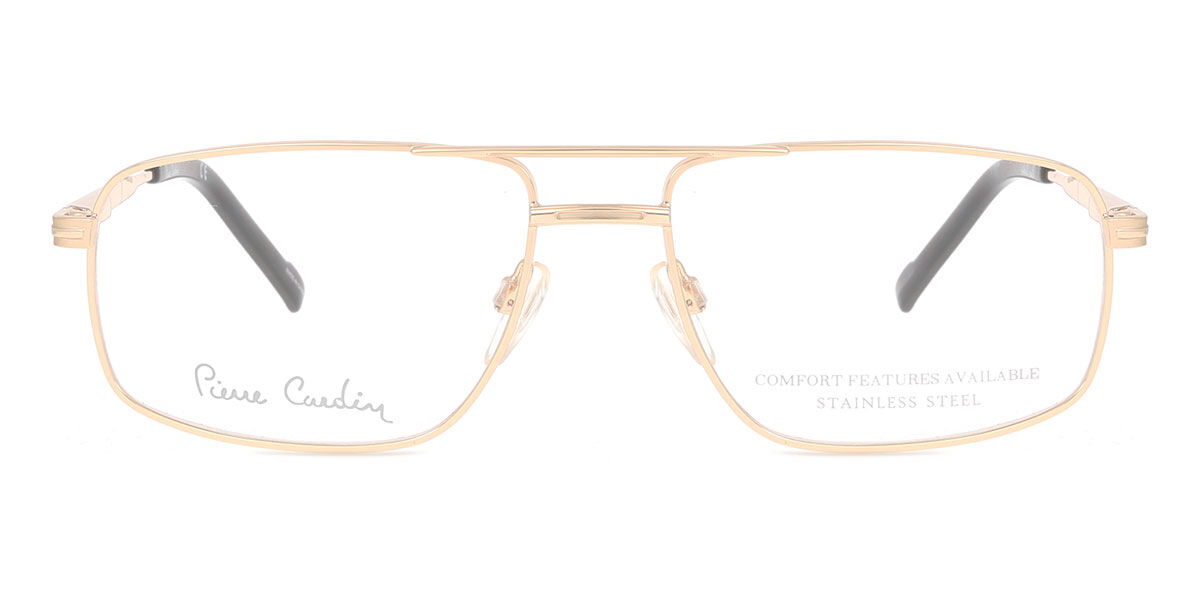 【正規品】【送料無料】【新品】ピエール・カルダン Pierre Cardin P.C. 6881 J5G ゴールド Men メンズ 男性用 Eyeglasses メガネ 眼鏡 めがね フレーム 伊達メガネ【海外通販】