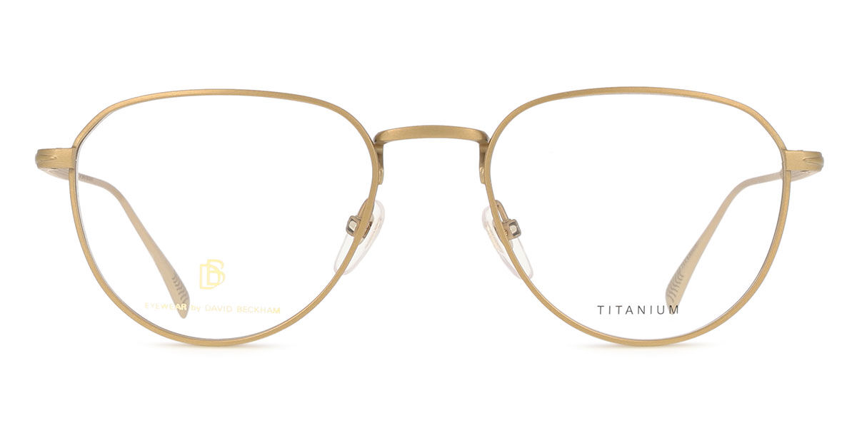 デビッド ベッカム David Beckham DB 1104 AOZ Full rim 盛りだくさんリム つや消し ゴールド Men メンズ 成人男性用 Eyeglasses 眼鏡 メガネ めがね ひな形 伊達眼鏡 【置き目品】【新品】【外国で通信販売】【貨物輸送無料】