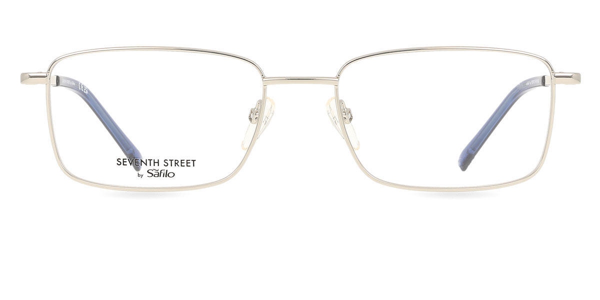 セブンスストリート Seventh Street 7A133 010 Full rim 盛りだくさんリム パラジウム しろがね色 Men メンズ 成人男性用 Eyeglasses 眼鏡 メガネ めがね ひな形 伊達眼鏡 【置き目品】【新品】【外国で通信販売】【貨物輸送無料】