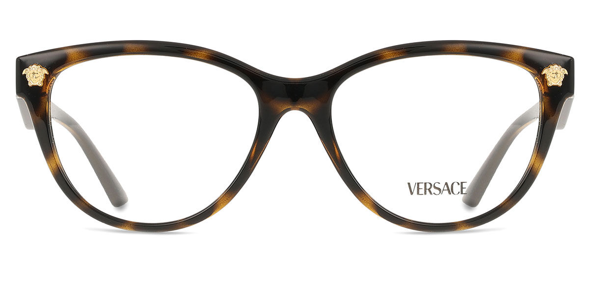 ヴェルサーチ Versace VE3365U 108 Full rim フルリム べっ甲 Women レディース 女性用 ウィメンズ Eyeglasses メガネ 眼鏡 めがね フレーム 伊達メガネ 【正規品】【新品】【海外通販】【送料無料】｜SmartBuyGlasses