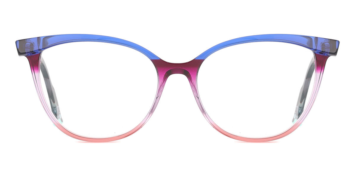 Face a Face Face a Face Bocca Kahlo 3 1682 Full rim フルリム ウルトラブルークリア/ピンク/オレンジ Unisex ユニセックス 男女兼用 メンズ レディース Eyeglasses メガネ 眼鏡 めがね フレーム 伊達メガネ 【正規品】【新品】【海外通販】【送料無料】｜SmartBuyGlasses