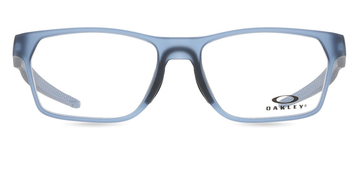 オークリー Oakley OX8174F HEX JECTOR Asian Fit 817409 Full rim フルリム マットクリアアビスブルー Men メンズ 男性用 Eyeglasses メガネ 眼鏡 めがね フレーム 伊達メガネ 【正規品】【新品】【海外通販】【送料無料】｜SmartBuyGlasses