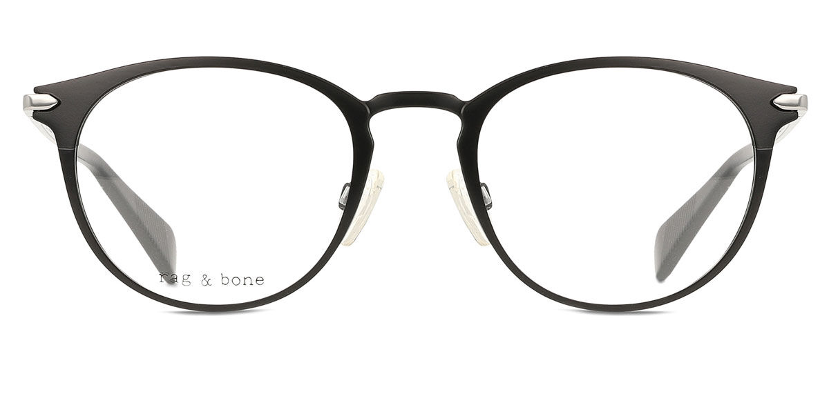 引っ敷き＆ボーン Rag \u0026 Bone RNB7005 003 Full rim 盛りだくさんリム つや消し黒いこと Men メンズ 成人男性用 Eyeglasses 眼鏡 メガネ めがね ひな形 伊達眼鏡 【置き目品】【新品】【外国で通信販売】【貨物輸送無料】