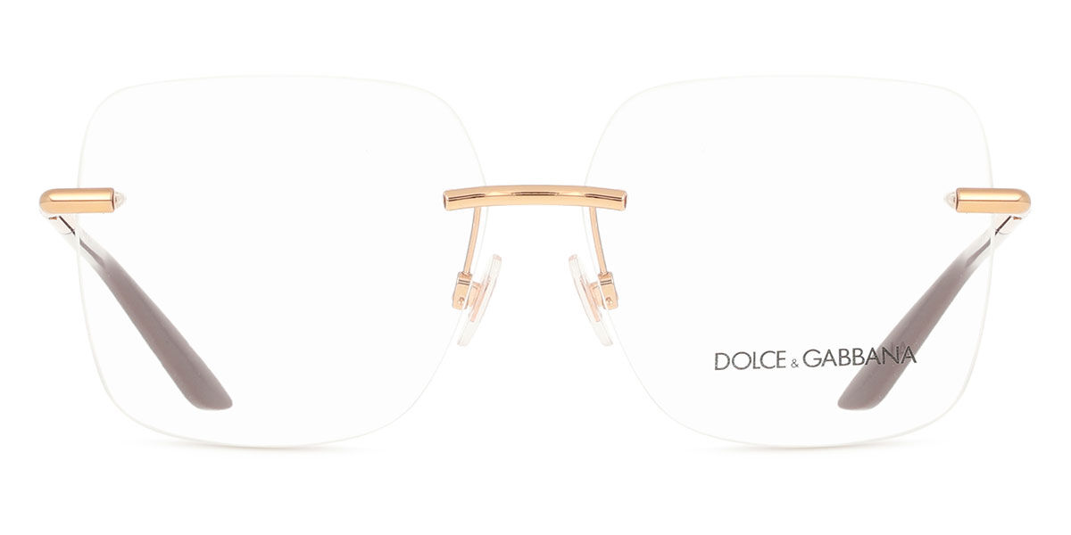 【正規品】【送料無料】【新品】ドルチェ&ガッバーナ Dolce & Gabbana DG1360 1298 ローズゴールド Women レディース 女性用 ウィメンズ Eyeglasses メガネ 眼鏡 めがね フレーム 伊達メガネ【海外通販】