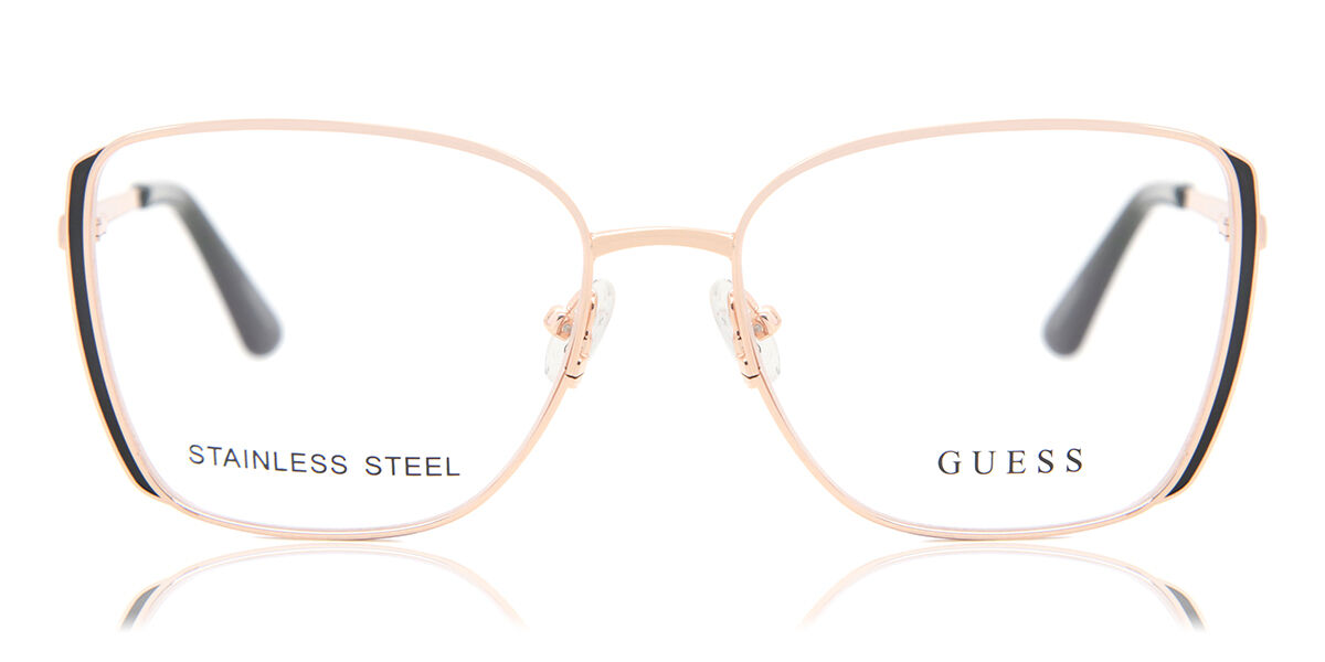 ゲス Guess GU2903 028 Full rim フルリム 光沢のあるローズゴールド Women レディース 女性用 ウィメンズ Eyeglasses メガネ 眼鏡 めがね フレーム 伊達メガネ 【正規品】【新品】【海外通販】【送料無料】|SmartBuyGlasses