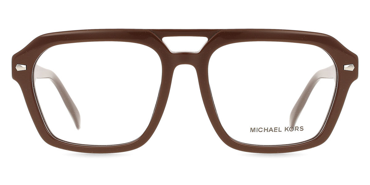 マイケルコース Michael Kors MK4126 SEAVIEW 4007 Full rim フルリム ソリッド カラー ナツメグ ブラウン Men メンズ 男性用 Eyeglasses メガネ 眼鏡 めがね フレーム 伊達メガネ 【正規品】【新品】【海外通販】【送料無料】｜SmartBuyGlasses
