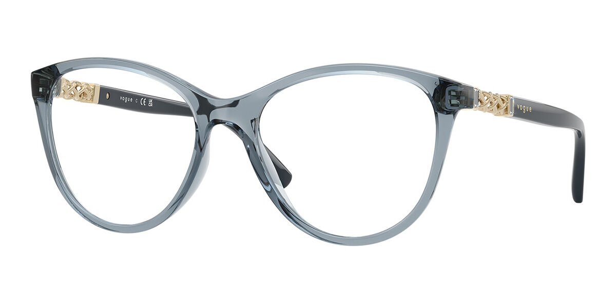 ヴォーグアイウェア Vogue Eyewear VO5631B 2966 Full rim フルリム トランスペアレント ブルー Women レディース 女性用 ウィメンズ Eyeglasses メガネ 眼鏡 めがね フレーム 伊達メガネ 【正規品】【新品】【海外通販】【送料無料】｜SmartBuyGlasses