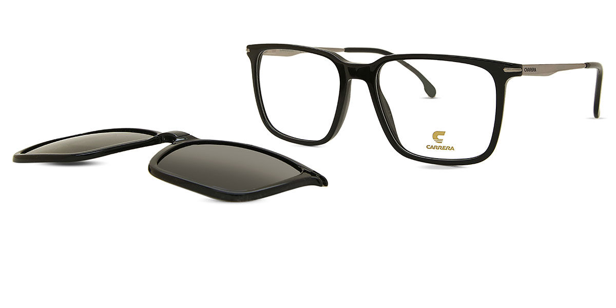 カレラ Carrera CA 357/C with Clip-On 284/M9 Full rim フルリム ブラック Men メンズ 男性用 Eyeglasses メガネ 眼鏡 めがね フレーム 伊達メガネ 【正規品】【新品】【海外通販】【送料無料】|SmartBuyGlasses