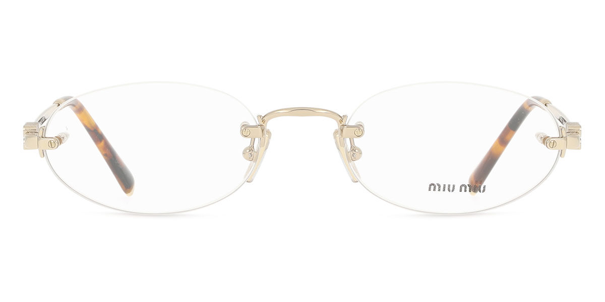 ミュウミュウ Miu Miu MU53WV ZVN1O1 Rimless リムレス ペールゴールド Women レディース 女性用 ウィメンズ Eyeglasses メガネ 眼鏡 めがね フレーム 伊達メガネ 【正規品】【新品】【海外通販】【送料無料】|SmartBuyGlasses