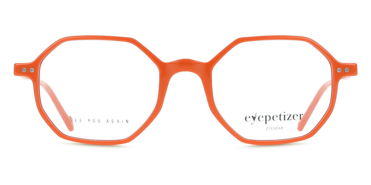 アイペタイザー Eyepetizer Neuf C.1-K Full rim フルリム オレンジ/シルバー Unisex ユニセックス 男女兼用 メンズ レディース Eyeglasses メガネ 眼鏡 めがね フレーム 伊達メガネ 【正規品】【新品】【海外通販】【送料無料】｜SmartBuyGlasses 29,622円