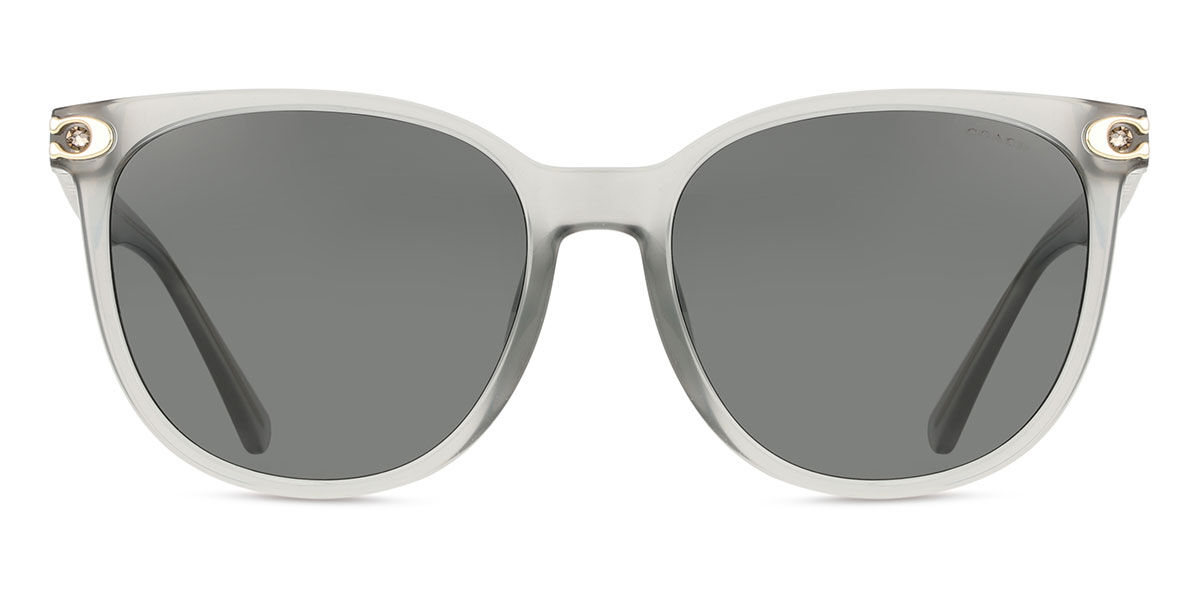 コーチ Coach HC8414BD CW428 Asian Fit 561487 Full rim フルリム 透明ダブグレー Women レディース 女性用 ウィメンズ Sunglasses サングラス さんぐらす 【UVカテゴリ3】【正規品】【新品】【海外通販】【送料無料】｜SmartBuyGlasses