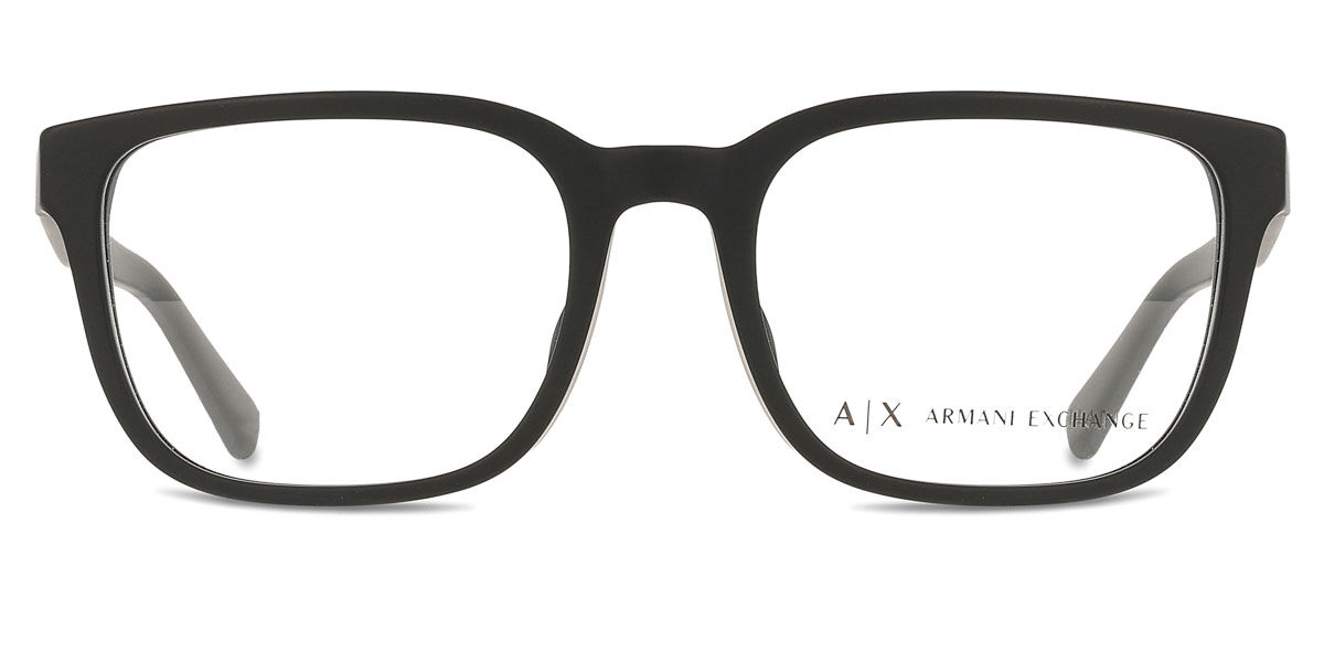 アルマーニエクスチェンジ Armani Exchange AX3071F Asian Fit 8078 Full rim フルリム マットブラック Men メンズ 男性用 Eyeglasses メガネ 眼鏡 めがね フレーム 伊達メガネ 【正規品】【新品】【海外通販】【送料無料】|SmartBuyGlasses