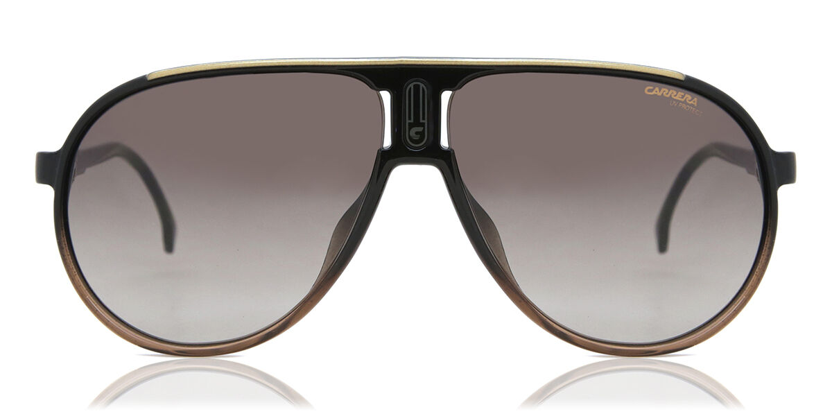 美品 カレラ CARRERA サングラス ティアドロップ 男女兼用 ユニセックス カレラ CARRERA サングラス アイウェア メンズ 63サイズ