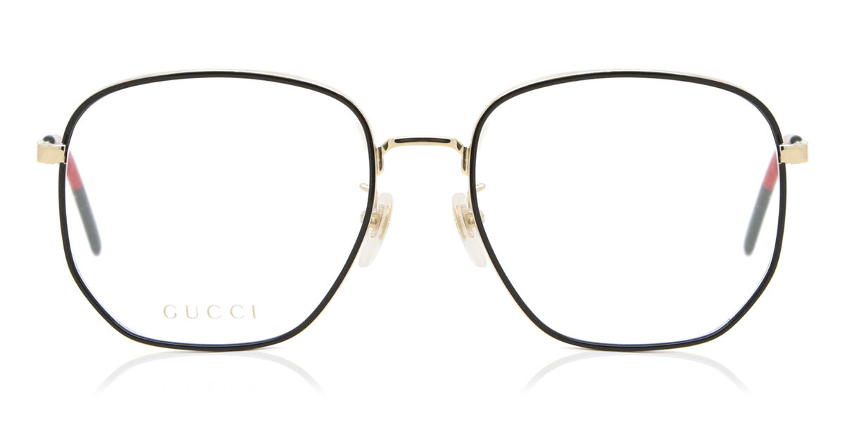 グッチ Gucci GG1197OA Asian Fit 001 Full rim フルリム ブラック ゴールド Women レディース 女性用 ウィメンズ Eyeglasses メガネ 眼鏡 めがね フレーム 伊達メガネ 【正規品】【新品】【海外通販】【送料無料】｜SmartBuyGlasses