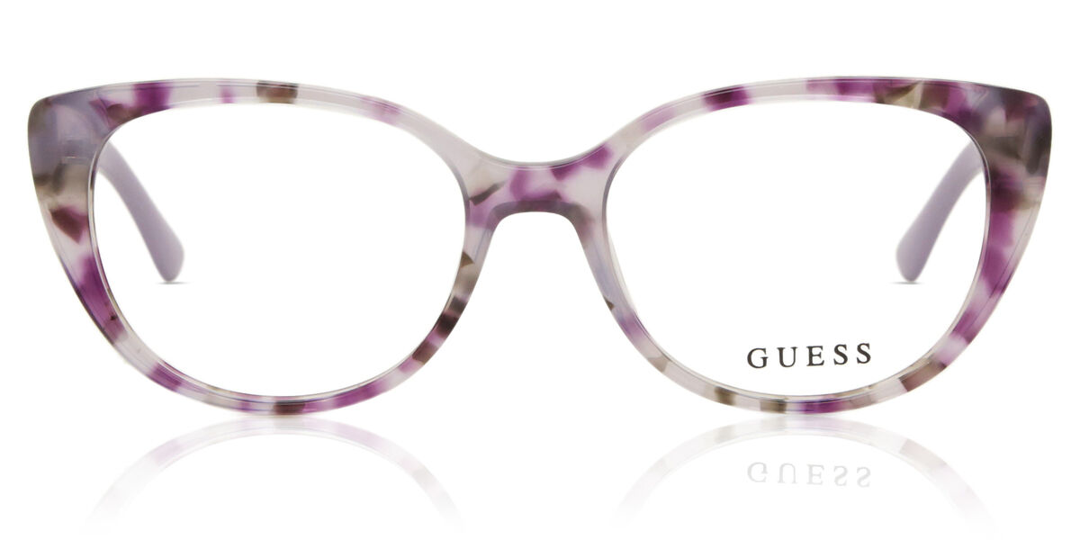 ゲス Guess GU2908 083 Full rim フルリム パープルべっ甲 Women レディース 女性用 ウィメンズ Eyeglasses メガネ 眼鏡 めがね フレーム 伊達メガネ 【正規品】【新品】【海外通販】【送料無料】|SmartBuyGlasses