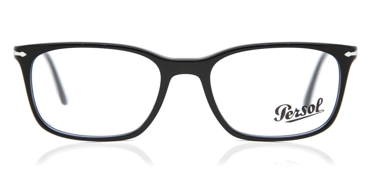 ペルソール Persol PO3189V 95 Full rim フルリム ブラック Men メンズ 男性用 Eyeglasses メガネ 眼鏡 めがね フレーム 伊達メガネ 【正規品】【新品】【海外通販】【送料無料】｜SmartBuyGlasses